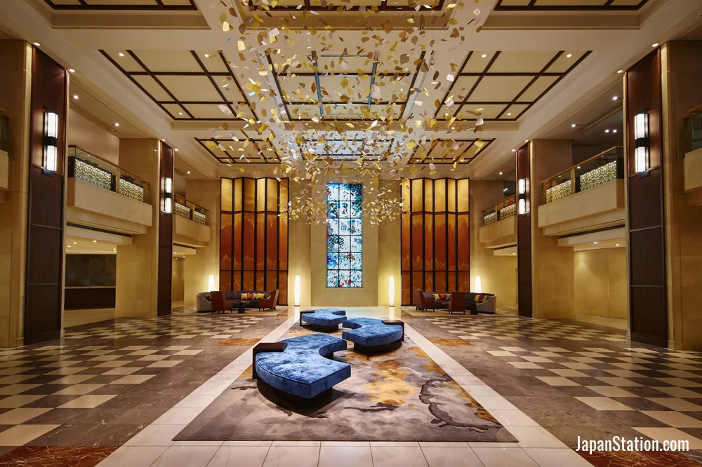 Lobby at Shinagawa Prince Hotel.