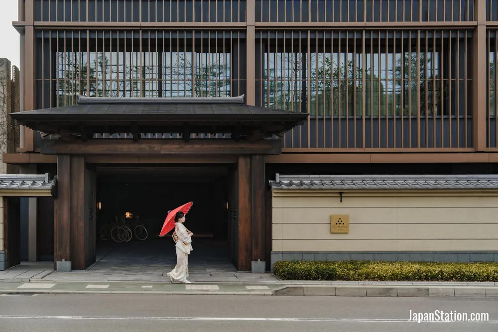Entrance at Six Senses Kyoto.