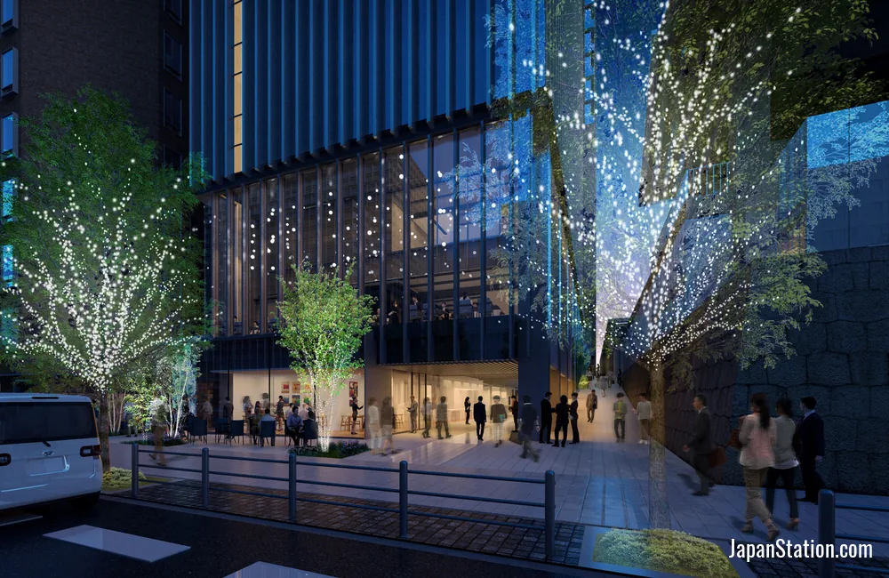 Exterior of Solaria Nishitetsu Hotel Osaka Honmachi.