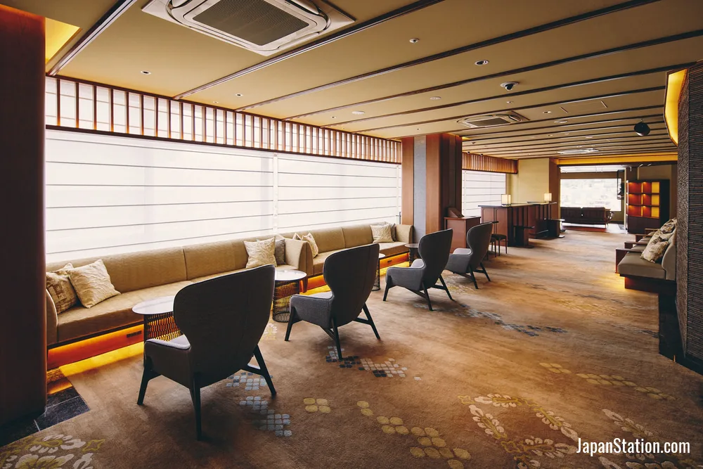 Lobby at Sora Niwa Terrace Kyoto.