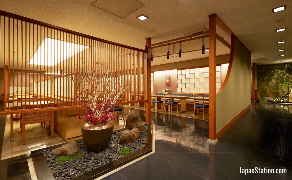 Dining area at Sunshine City Prince Hotel.