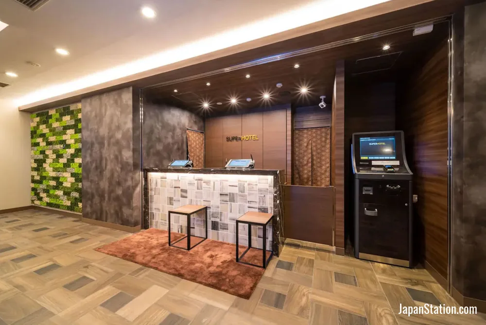 Reception area at SUPER HOTEL Kawagoe.