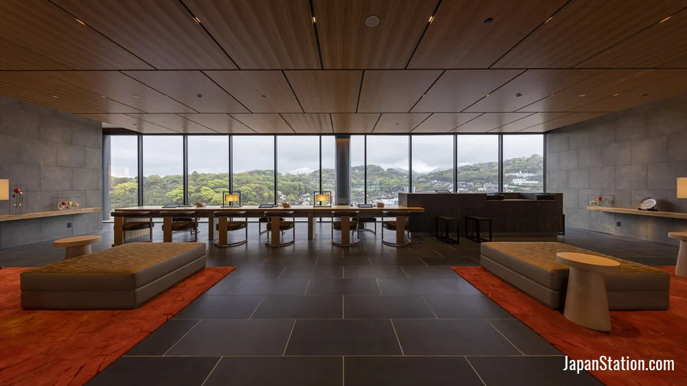 Lobby at THE BLOSSOM KUMAMOTO.