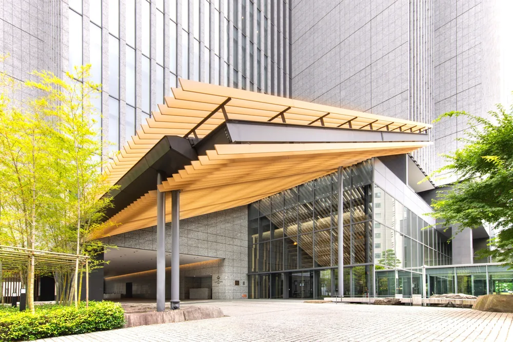 Entrance at The Capitol Hotel Tokyu.
