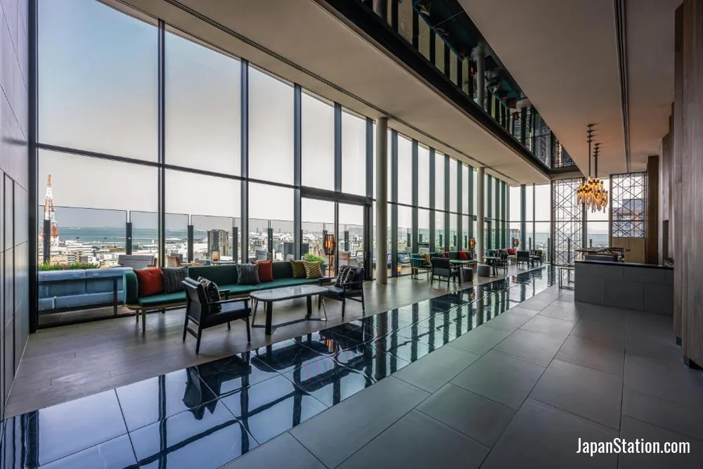 Lobby at The Gate Hotel Fukuoka by HULIC.