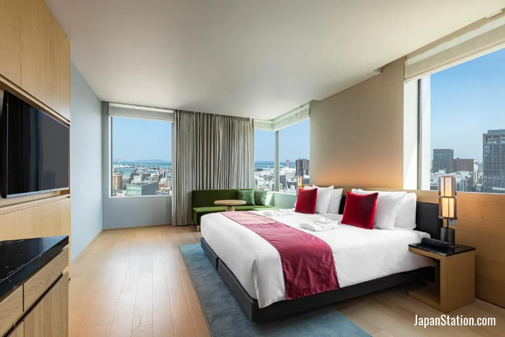 Guest room at The Gate Hotel Fukuoka by HULIC.