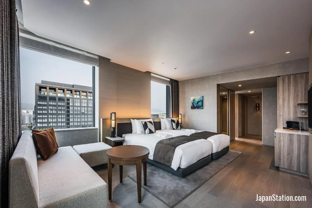Guest room at The Gate Hotel Fukuoka by HULIC.