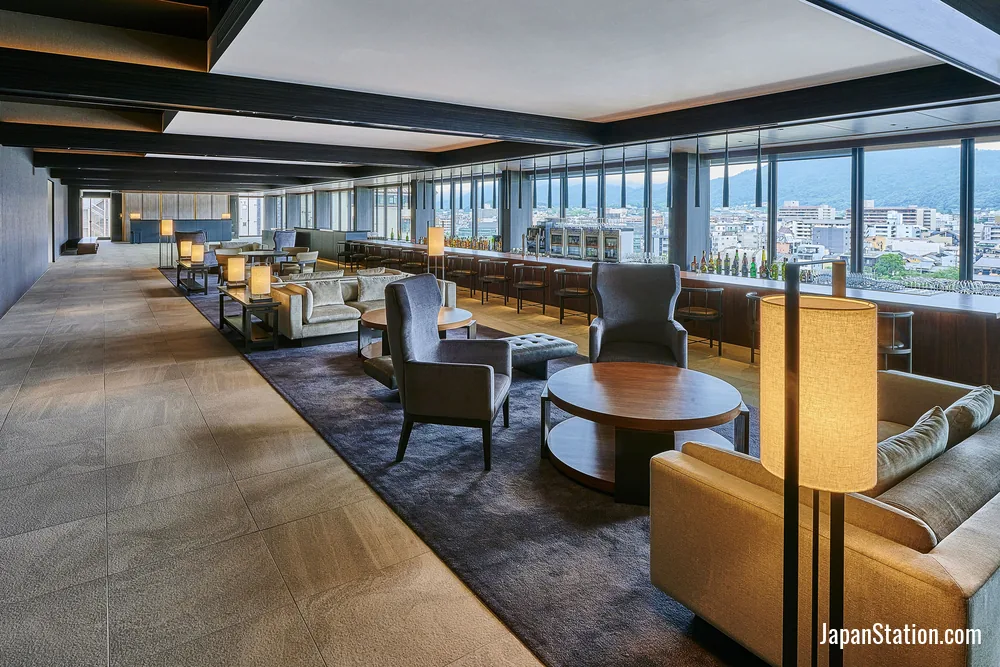 Lobby at THE GATE HOTEL Kyoto Takasegawa by HULIC.