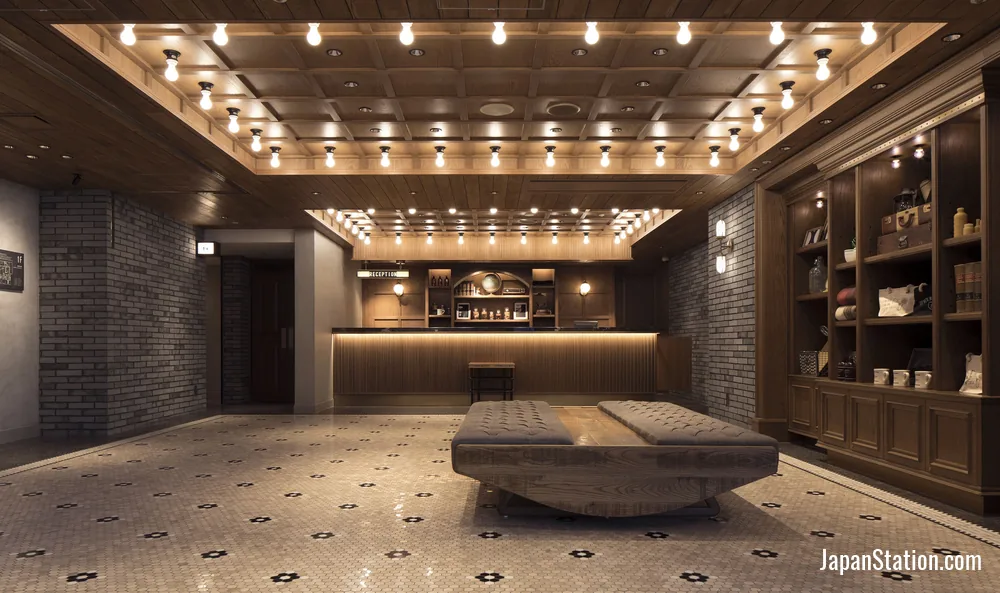 Reception area at THE KNOT YOKOHAMA.