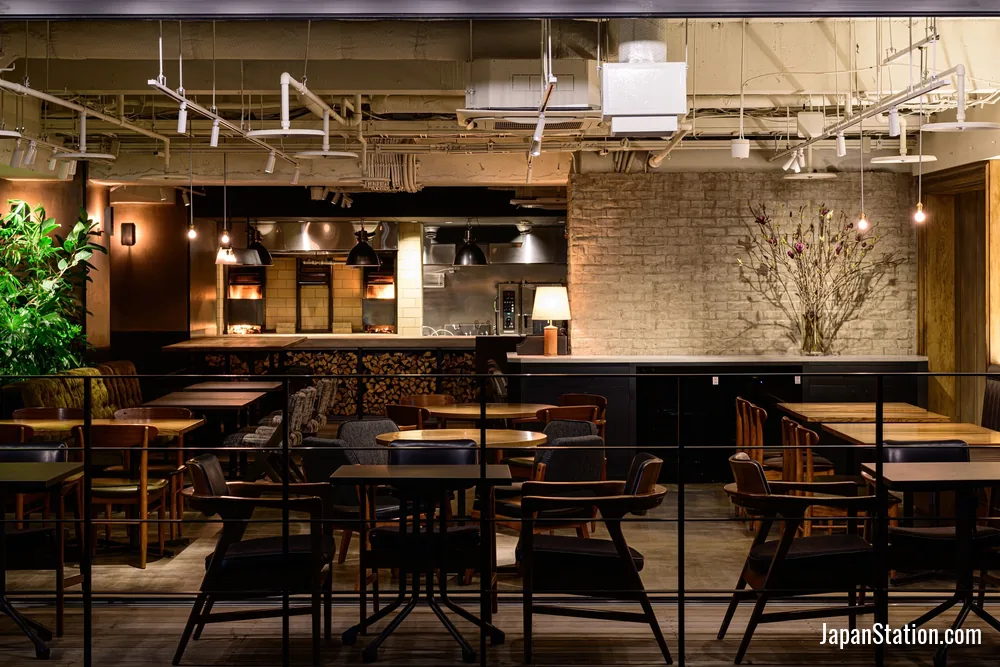 Dining area at THE KNOT YOKOHAMA.
