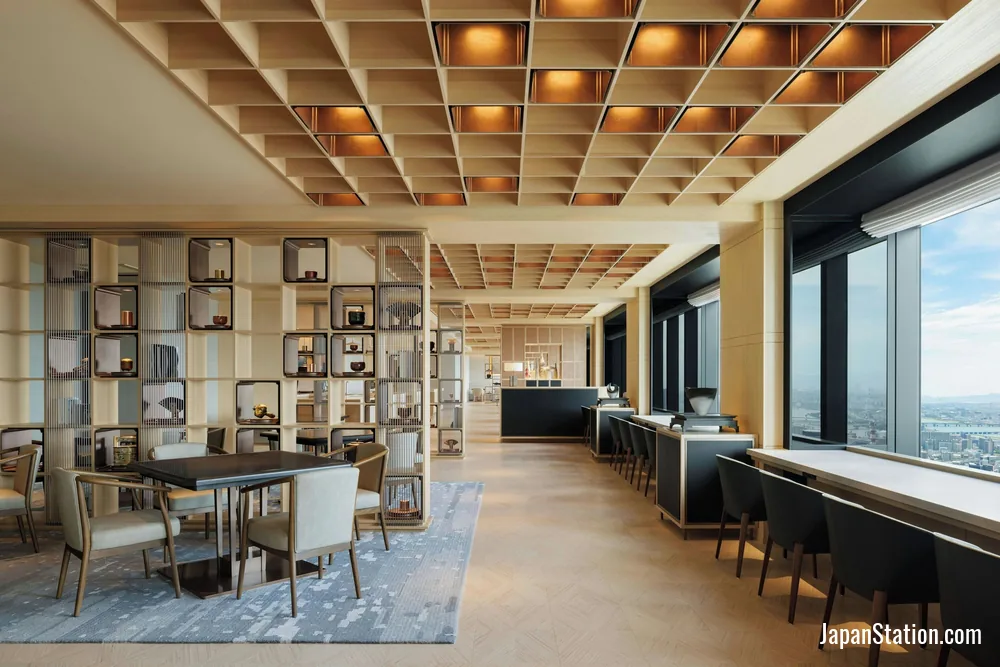 Cafe and lounge area at THE OSAKA STATION HOTEL, Autograph Collection.