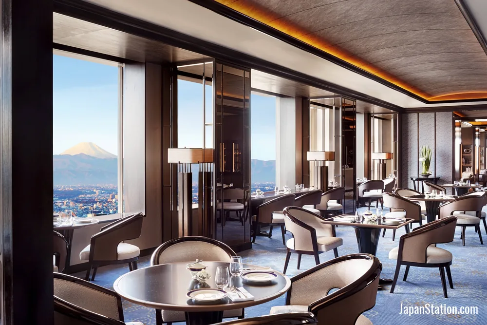 Dining area at The Ritz-Carlton, Tokyo.