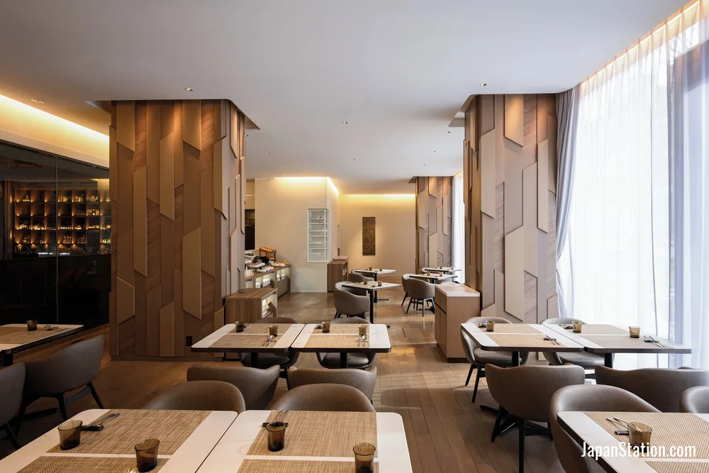 Dining area at The Royal Park Hotel Iconic Kyoto.