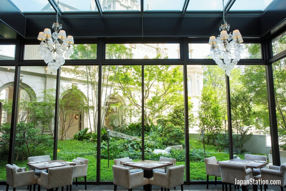 Dining area at The Strings Hotel Nagoya.