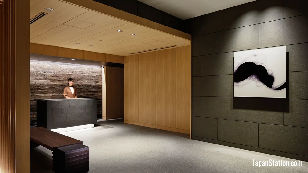 Reception area at THE THOUSAND KYOTO.