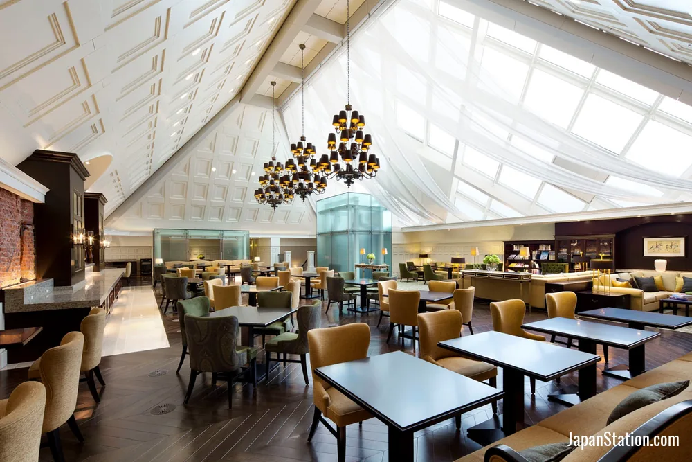 Dining area at The Tokyo Station Hotel.