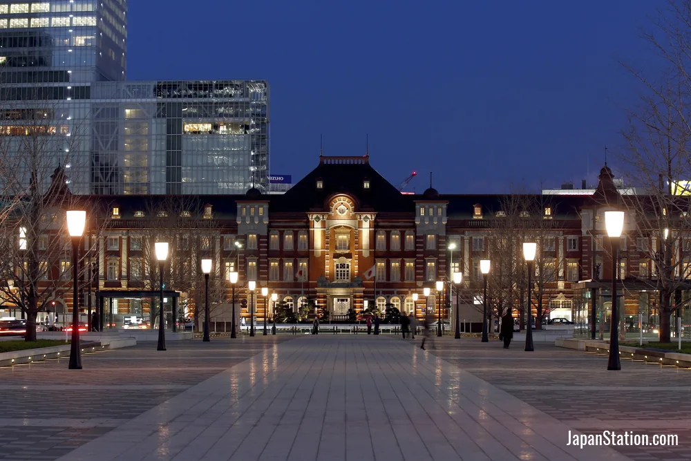 Exterior of The Tokyo Station Hotel.