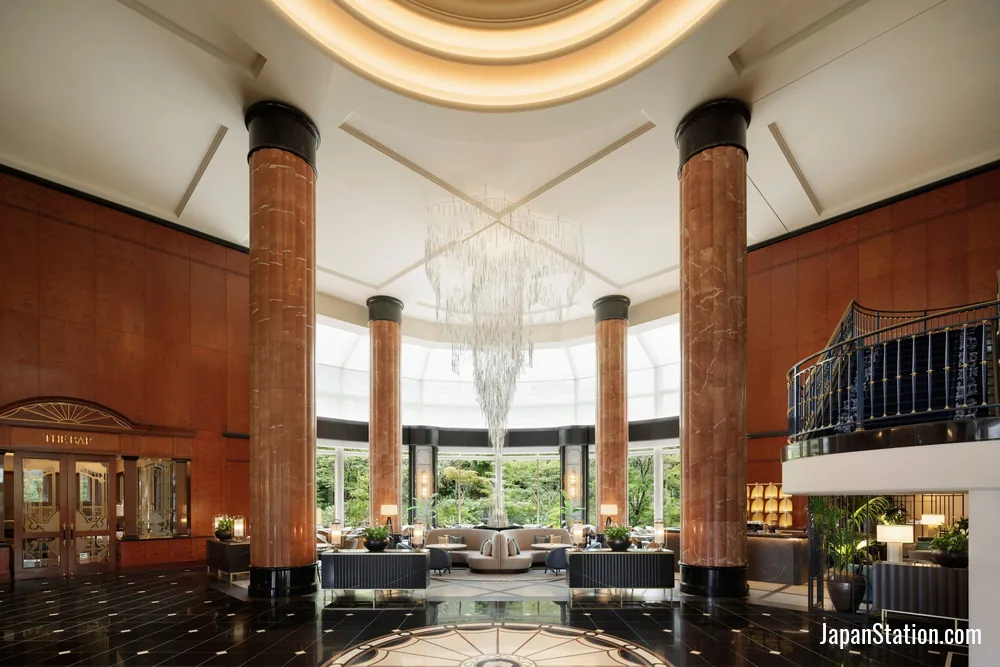 Lobby at The Westin Tokyo.