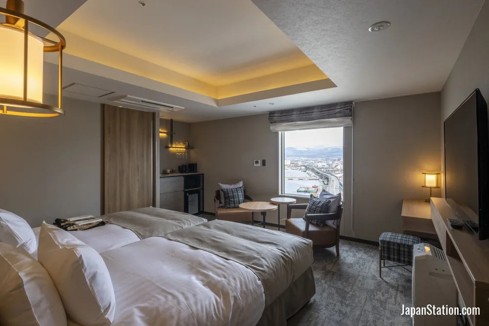 Guest room at Tokyu Stay Hakodate-Asaichi Akari no Yu.