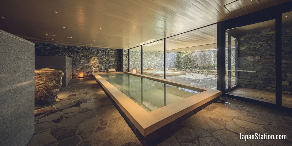 Public bath at Tokyu Stay Hida-Takayama Musubi no Yu.