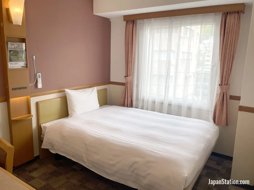 Guest room at Toyoko Inn Atami Ekimae.