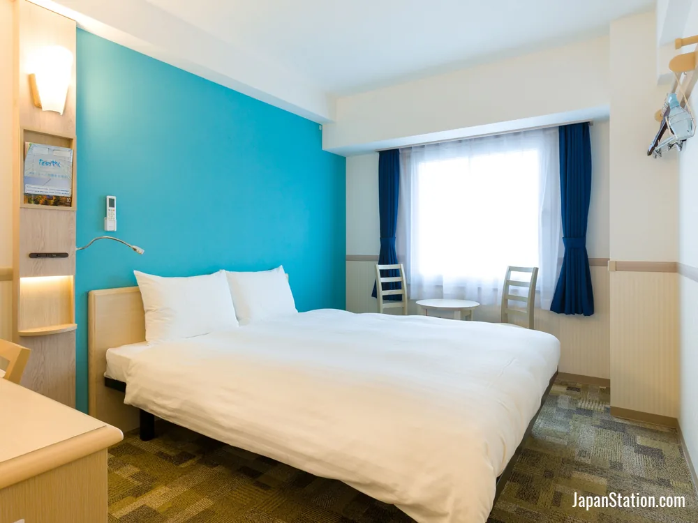 Guest room at Toyoko Inn Fuji Kawaguchiko Ohashi.
