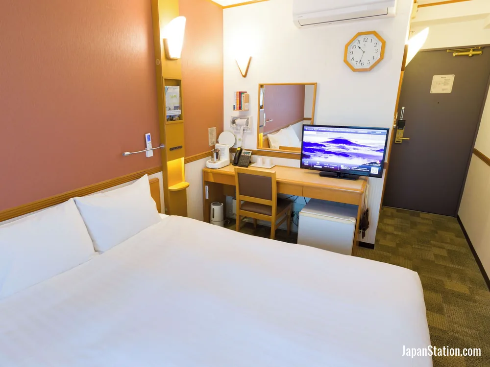 Guest room at Toyoko Inn Hokkaido Hakodate Ekimae Asaichi.
