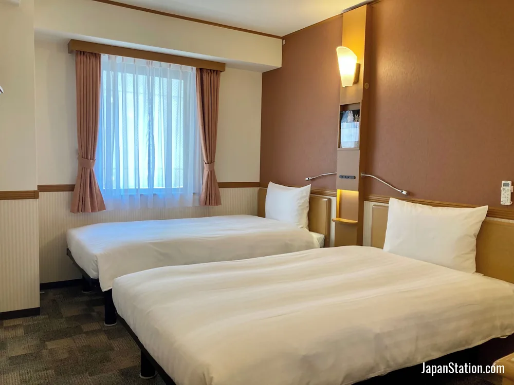 Guest room at Toyoko Inn Hokkaido Hakodate Ekimae Asaichi.