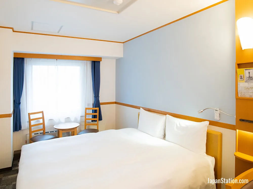 Guest room at Toyoko Inn Hokkaido Okhotsk Abashiri Ekimae.