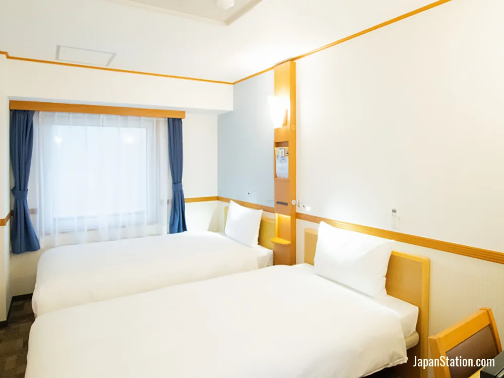 Guest room at Toyoko Inn Hokkaido Okhotsk Abashiri Ekimae.