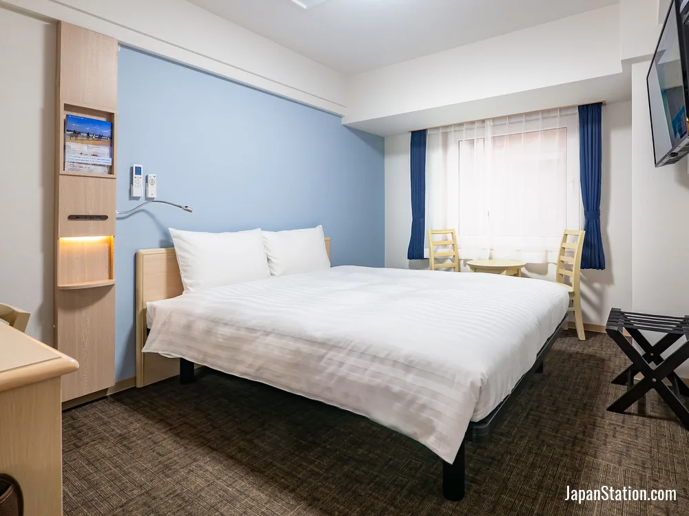 Guest room at Toyoko Inn Kokura-eki Kita-guchi.