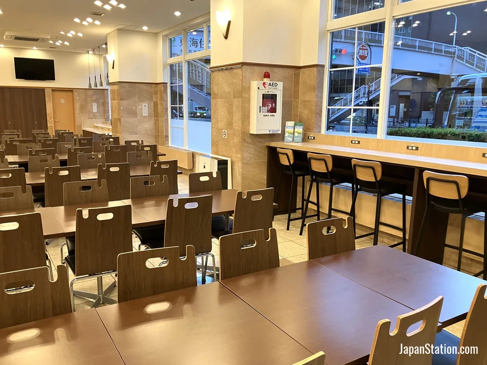 Dining area at Toyoko Inn Sendai-eki Nishi-guchi Chuo.