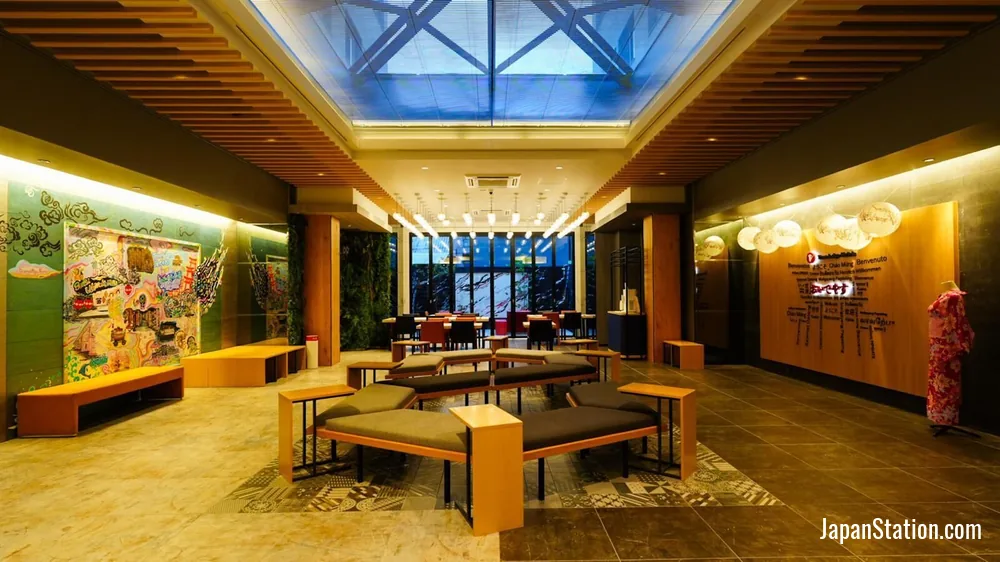 Lobby at Travelodge Kyoto Shijo Karasuma.