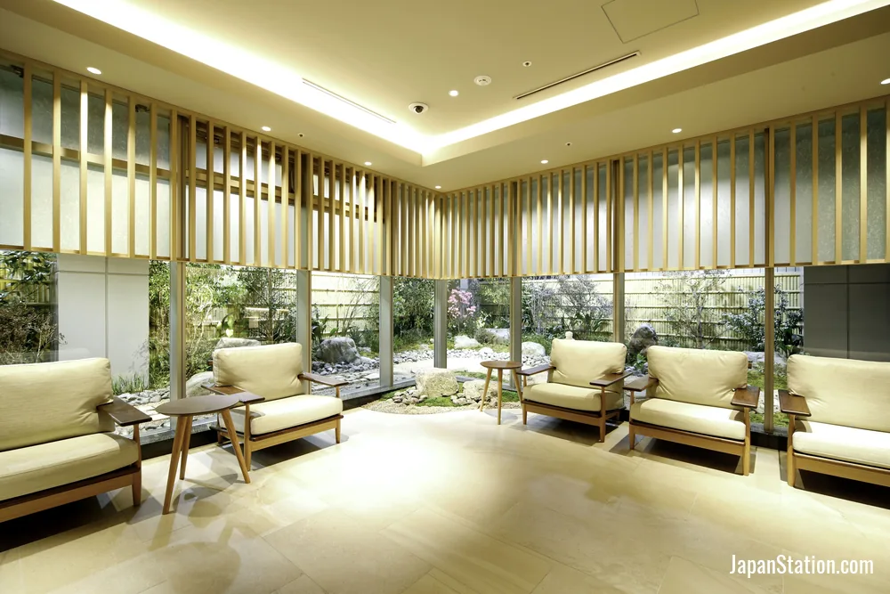 Lobby at Travelodge Kyoto Shijo Kawaramachi.