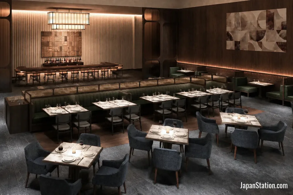 Dining area at TRUNK(HOTEL) SAPPORO.