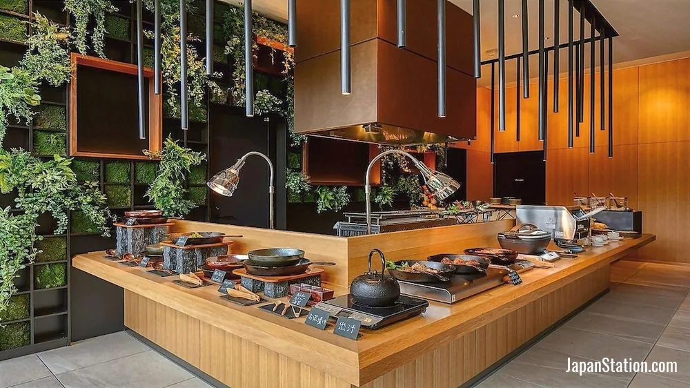 Dining area at Umekoji Potel KYOTO.