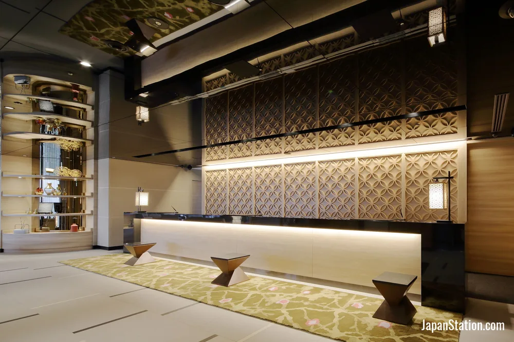 Reception area at VIA INN ABENO TENNOJI.