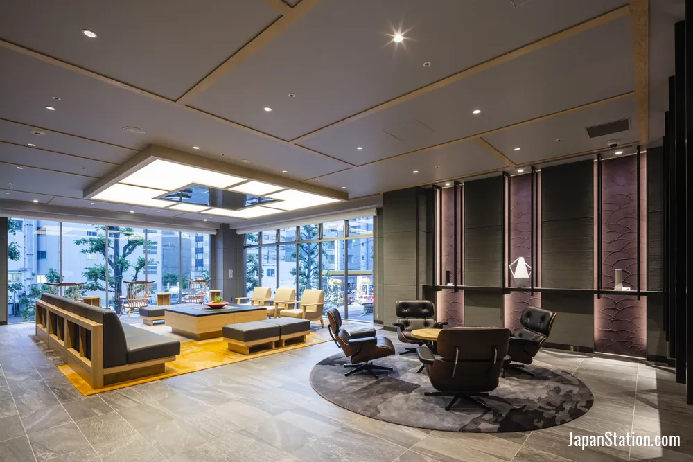Lobby at Via Inn Hakataguchi Ekimae.