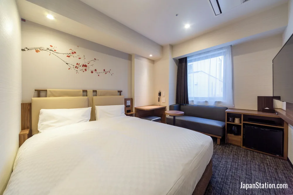 Guest room at Via Inn Hakataguchi Ekimae.