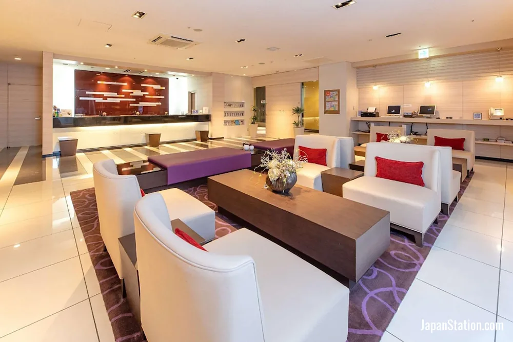 Lobby at Via Inn Kanazawa.