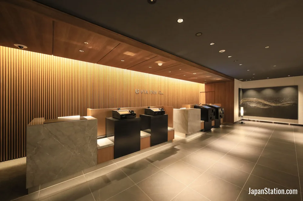 Reception area at Via Inn Prime Akasaka.