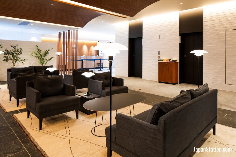Lobby at Via Inn Prime Hiroshima Shinkansenguchi.