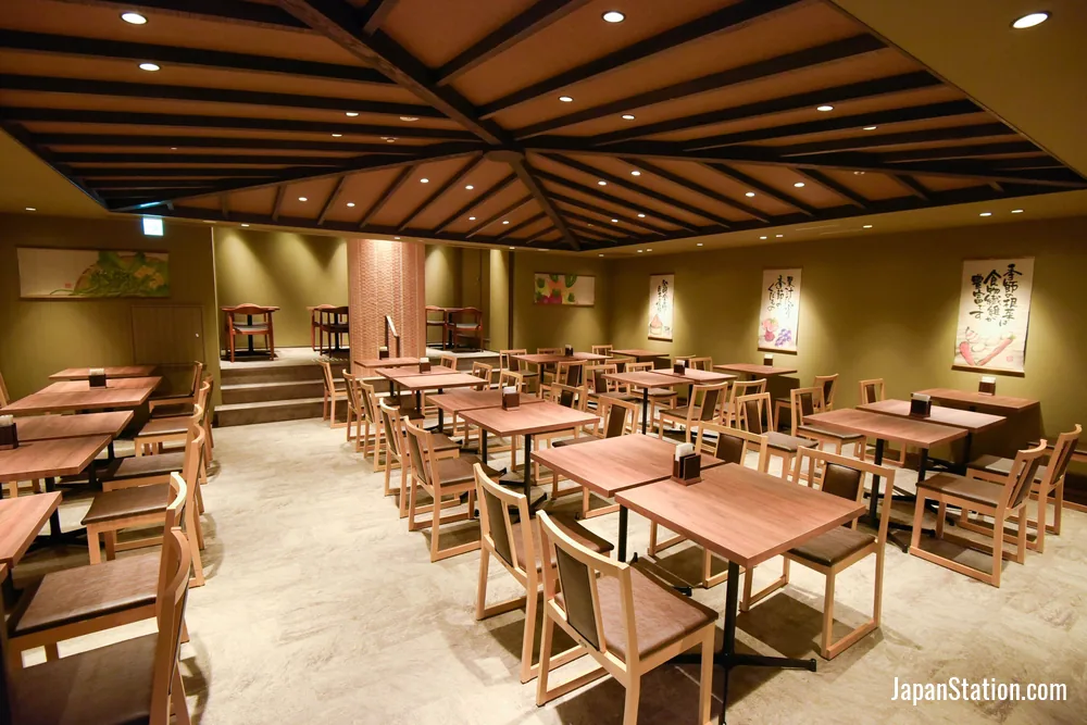 Dining area at Via Inn Prime Kyotoeki Hachijoguchi.