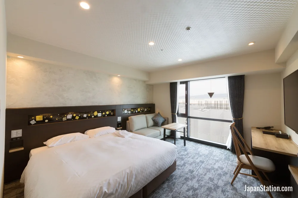 Guest room at Via Inn Prime Kyotoeki Hachijoguchi.