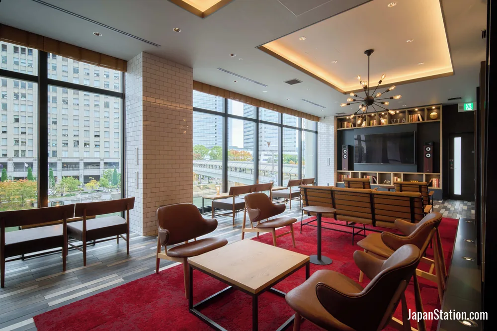 Lobby at Via Inn Prime Osaka Kyobashi.