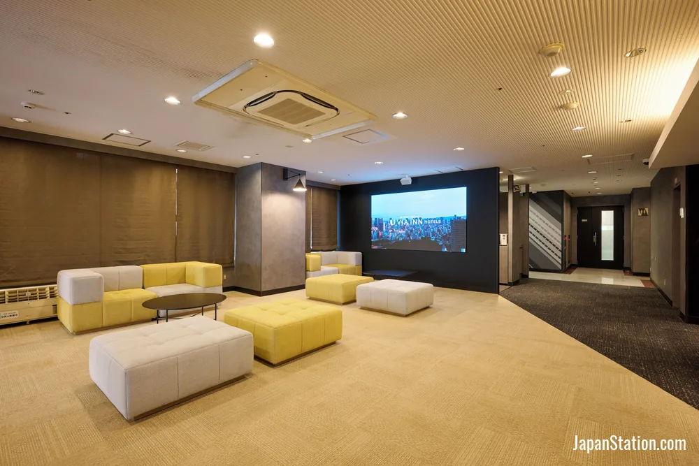 Lobby at VIA INN SHIN-OSAKA.
