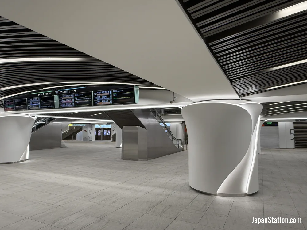 Concourse at Namba Station.