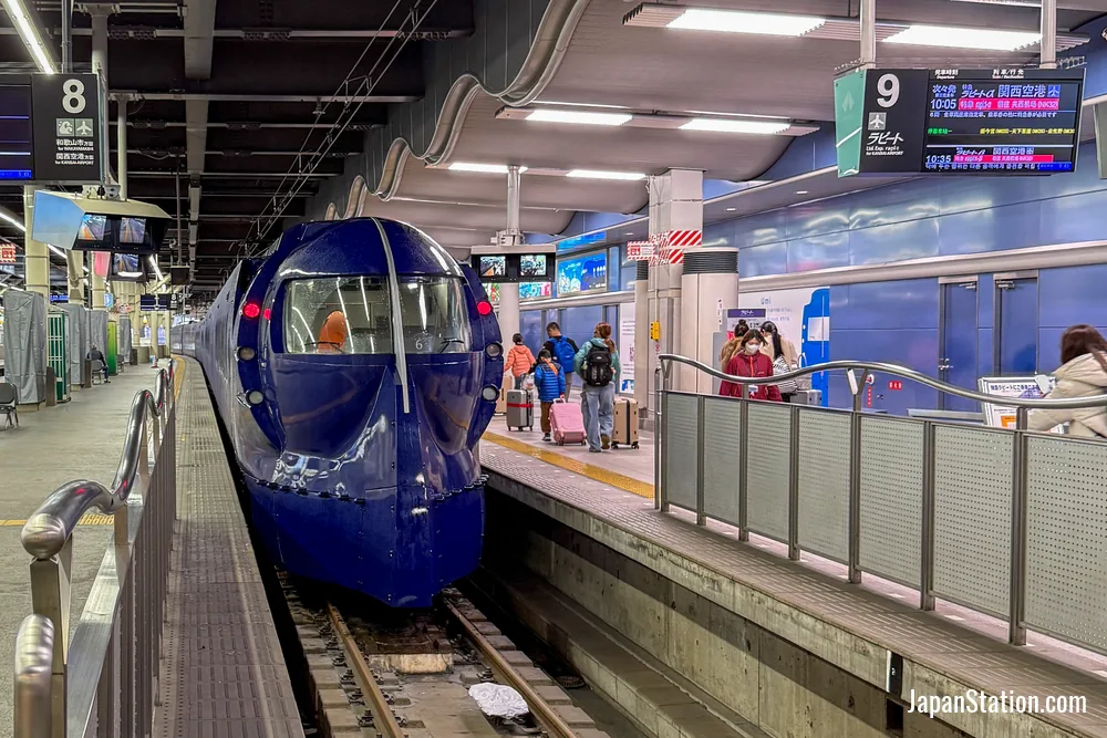 Nankai Limited Express Rapi:t at Namba Station.